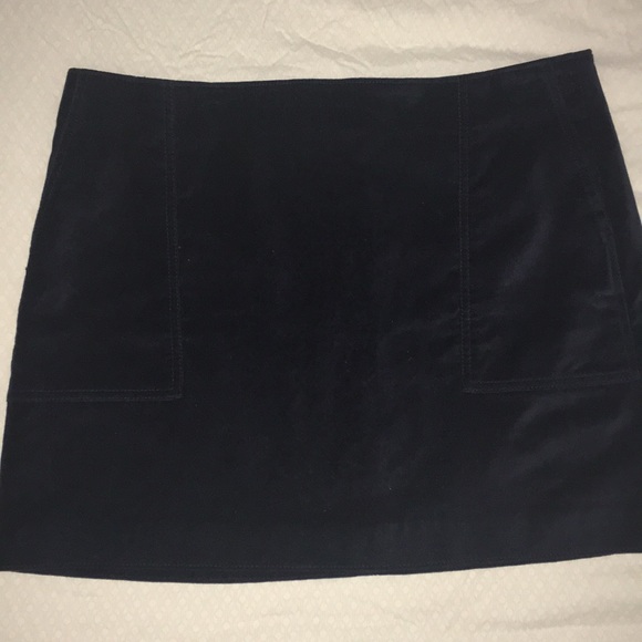 GAP Dresses & Skirts - Gap Dark Blue Velvet Mini Skirt